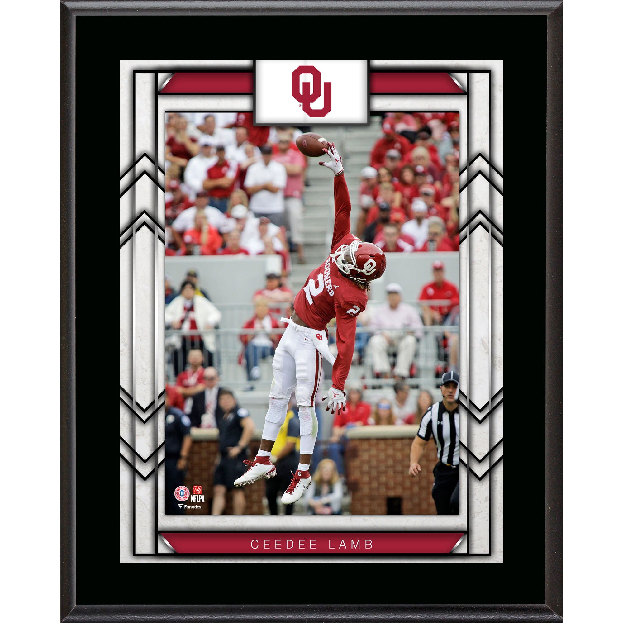 CeeDee Lamb Oklahoma Sooners Fanatics Authentic 10 5 X 13 OK TEAM GEAR