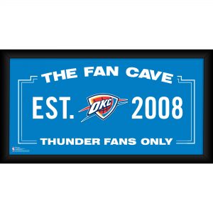 Fanatics Authentic Oklahoma City Thunder Framed 10″ x 20″ Fan Cave Collage