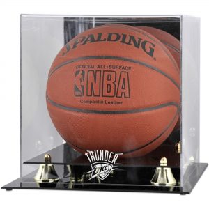 Fanatics Authentic Oklahoma City Thunder Golden Classic Team Logo Basketball Display Case
