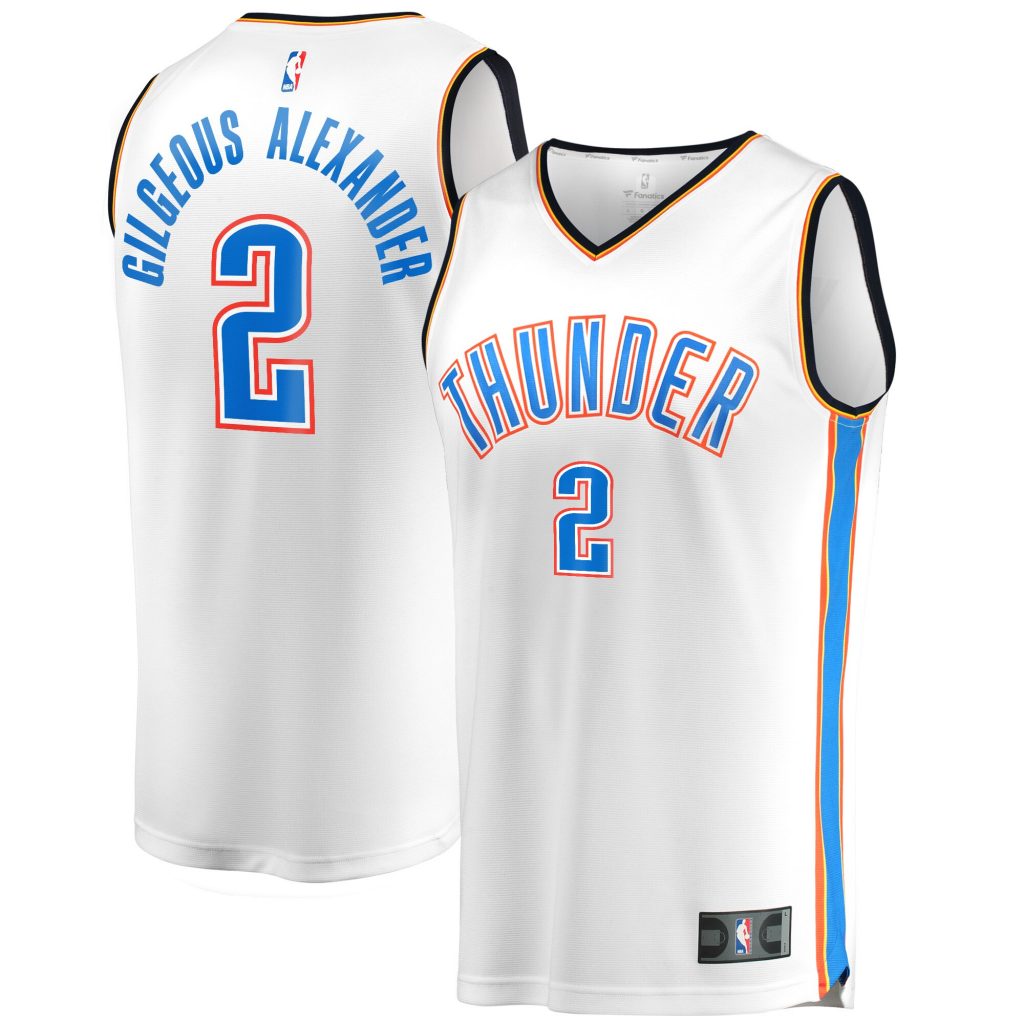okc thunder shai gilgeous alexander jersey