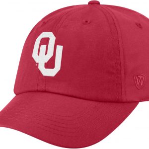 Top of the World Men’s Oklahoma Sooners Crimson Staple Adjustable Hat