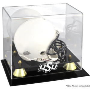 Fanatics Authentic Oklahoma State Cowboys Golden Classic Logo Mini Helmet Display Case