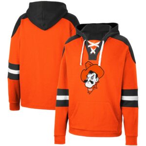 Oklahoma State Cowboys Colosseum Lace-Up 4.0 Pullover Hoodie – Orange