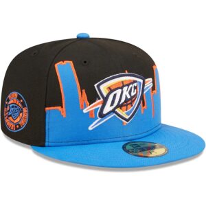 New Era Oklahoma City Thunder Blue/Black 2022 Tip-Off 59FIFTY Fitted Hat