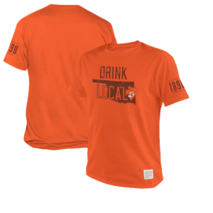 Oklahoma State Cowboys Original Retro Brand 1890 Original Drink Local T-Shirt – Orange