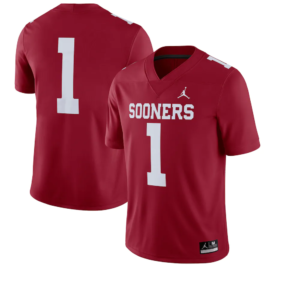 Oklahoma Sooners Jordan Brand #1 Home Game Jersey – Crimson