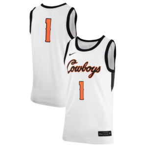Oklahoma State Cowboys Nike Retro Replica Basketball Jersey – White