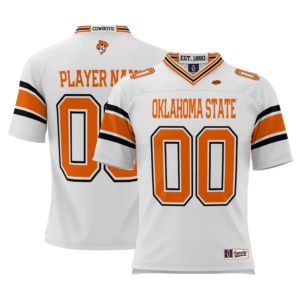 Oklahoma State Cowboys ProSphere Youth NIL Pick-A-Player Football Jersey – White