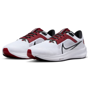 Oklahoma Sooners Nike Unisex Zoom Pegasus 40 Running Shoe – White