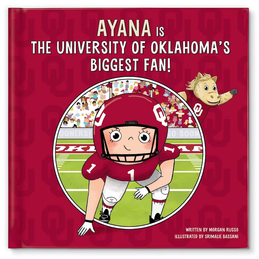 Oklahoma Sooners personalized children's book
