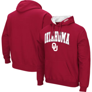 Oklahoma Sooners Colosseum Arch & Logo 3.0 Pullover Hoodie – Crimson