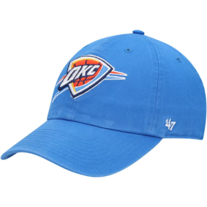 Oklahoma City Thunder ’47 Team Clean Up Adjustable Hat – Blue